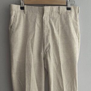 Vintage Mens 80’s Levis Trimcut Linen Pants 30x32 Casual Dress Slacks Trousers